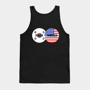 Korean American - Korea, America Tank Top